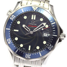 Relógio masculino automático mostrador marinho OMEGA Seamaster300 007 James Bond 2226.80 707332 comprar usado  Enviando para Brazil