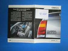 N°12026  / dépliant OPEL OMEGA 3000 decembre 1986   Suisse, usado comprar usado  Enviando para Brazil