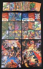 1995 MARVEL VS DC IMPACT BATTLE HOLO F/X CONJUNTO BASE DE INSERÇÃO CARTAS SINGLES QUE VOCÊ ESCOLHER, usado comprar usado  Enviando para Brazil