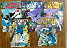 Moon Knight 1989 Lote de 5 números 1, 2, 3, 4, 5 Marvel Comics Group Marc Spector segunda mano  Embacar hacia Argentina