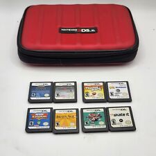 Nintendo 3 DS XL red case With 8 Nintendo DS Games ! for sale  Shipping to South Africa