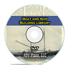 100+ Livros sobre Construção de Barcos e Navios, Faça um Iate de Madeira, Canoa de Pesca DVD F54 comprar usado  Enviando para Brazil