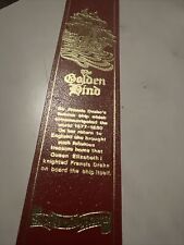 Leather bookmark golden for sale  LEEDS