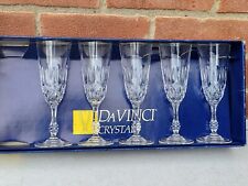 Vinci crystal glasses for sale  DERBY