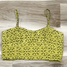 Blusa crop top feminina grande espartilho amarelo guararapes comprar usado  Enviando para Brazil