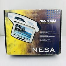 Monitor de montaje en techo de pantalla ancha Nesa NSCM-953 9,5"" TFT LCD , usado segunda mano  Embacar hacia Argentina
