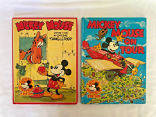 Vintage Mickey Mouse Souvenir Edição de Aniversário Capa Dura x Dois (2) comprar usado  Enviando para Brazil