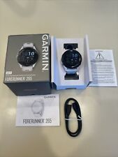 Smartwatch Garmin Forerunner 265 corrida GPS - Pedra branca/azul maré, caixa aberta comprar usado  Enviando para Brazil