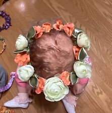 NOVA coroa halo floral artesanal bebê/renascido tamanho. criança comprar usado  Enviando para Brazil