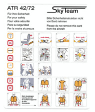 Safety card skyteam d'occasion  Châteauneuf-en-Thymerais