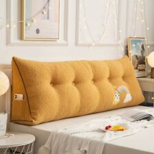Almofada almofada sofá enchimento lavável apoio cintura encosto cama triangular, usado comprar usado  Enviando para Brazil