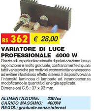 Rs362 variatore luce usato  Italia