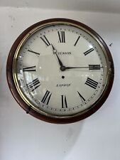 Antique Fusee Wall Clock Signed W Benson London Fully Working Order for sale  Shipping to South Africa