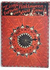 Vintage 1935 ZINGO Halloween Spinner Party Game Beistle Fortune & Stunt Children, used for sale  Shipping to South Africa