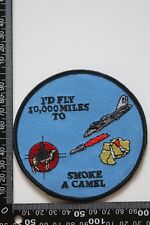 GULF WAR AIR FORCE PATCH FLY 10000 MILHAS PARA FUMAR UM ESQUADRÃO DE CAMELOS SQDN, usado comprar usado  Enviando para Brazil