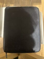 Smythson black leather for sale  LONDON