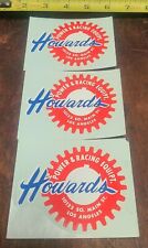 Lot of Three 1960's Howard's Cams Waterslide Decals Dragster Funny Car Hemi Rod, used for sale  Irvine