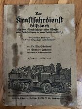Kraftfahrdienst 1941 . gebraucht kaufen  Sonneberg