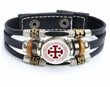 Bracelet templier croix d'occasion  Hérouville-Saint-Clair