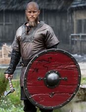 Medieval Wooden Viking 24" Round Shield Heavy Metal Fitted Ready For Battle for sale  Shipping to South Africa
