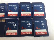 10PCS   SANDISK SD  4GB   CARD memory card, used for sale  Shipping to South Africa