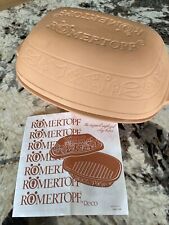 NEW Romertopf #110 Terracotta Clay Baker Baking Oven Roaster W Germany, used for sale  Shipping to South Africa