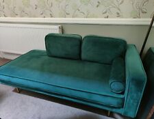 Green chaise longue for sale  PRENTON