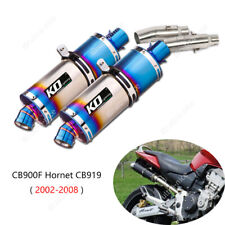 Tubo silenciador 51mm tubo de escape médio 440mm para Honda CB900 Hornet CB919 2002-2008 comprar usado  Enviando para Brazil