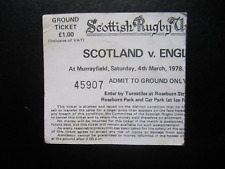 Scottish rugby union for sale  UK