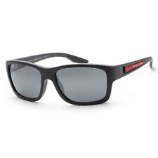 Óculos de sol masculino Prada PS01WS-UFK07H-59 Linea Rossa 59mm cinza borracha, usado comprar usado  Enviando para Brazil