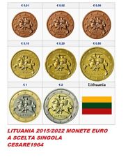 Lituania monete euro usato  Vaprio D Adda
