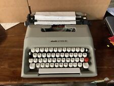 OLIVETTI  LETTERA 35 - PORTABLE TYPEWRITER - USED - WITH BAG for sale  Shipping to South Africa