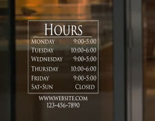 Business hours sign for sale  Cohutta