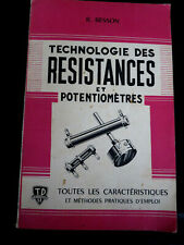 Technologie résistances poten d'occasion  Meung-sur-Loire