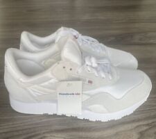 Tênis de corrida feminino Reebok clássico náilon branco atlético/cinza LT comprar usado  Enviando para Brazil