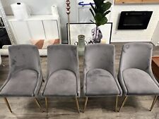 Armless chair suede for sale  Denver