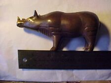 Vintage bronze rhinoceros for sale  Marstons Mills