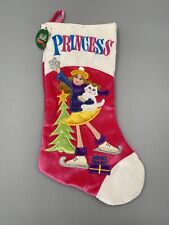 Usado, "Medias de Navidad DanDee Collector Choice princesa patinadora sobre hielo niña con gato 17""" segunda mano  Embacar hacia Argentina