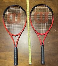 Lot Of 2 Wilson Pro Staff Precision XL 110 Tennis Racquets 3 4-3/8 Precision for sale  Shipping to South Africa
