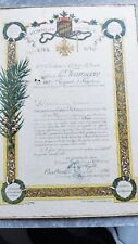 Diplome citation ordre d'occasion  Pradines