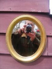 vintage gilded oval mirror for sale  Torrington