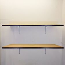 Shelves Pack Of 2 and 4 Brackets  Shelves Measure 99cm long Garage Shed Workshop, used for sale  Shipping to South Africa