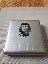 Używany, Retro Metal Cigarette Box Case Double Sided Pocket Holder For 20 Cig Che Guevara na sprzedaż  PL
