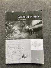 Metzler physik lösungsbuch gebraucht kaufen  Germersheim
