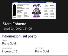 Biglietto concerto sfera usato  Torino
