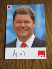 Olaf Scholz  Generalsekretär der SPD Autogrammkarte (gedruckt) frankiert 2003 comprar usado  Enviando para Brazil