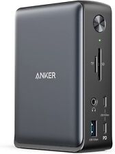 Used, Anker  13-in-1 USB-C Docking Station 85W Charging Triple Display + 6ft 60W Cable for sale  Shipping to South Africa