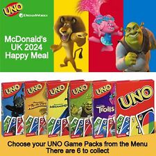 McDonald's UK Happy Meal 2024 'DreamWorks' Mini UNO Game packs for sale  Shipping to South Africa