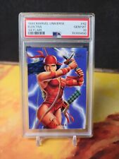 Used, ELEKTRA PSA 10 1994 Flair Marvel Universe #42 for sale  Shipping to South Africa