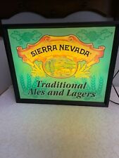 SIERRA NEVADA TRADITIONAL ALES AND LAGERS LIGHTED SIGN for sale  Enterprise